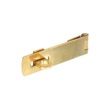 Brass Hasp and Staple 3" - Polished Brass