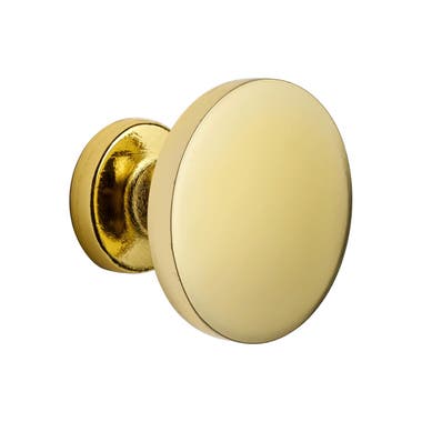 Classic Cabinet Knob 30mm Brass Plated - Pack of 2
