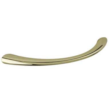 Tapered Bow Pull Cabinet Handle 96mm - Brass Effect