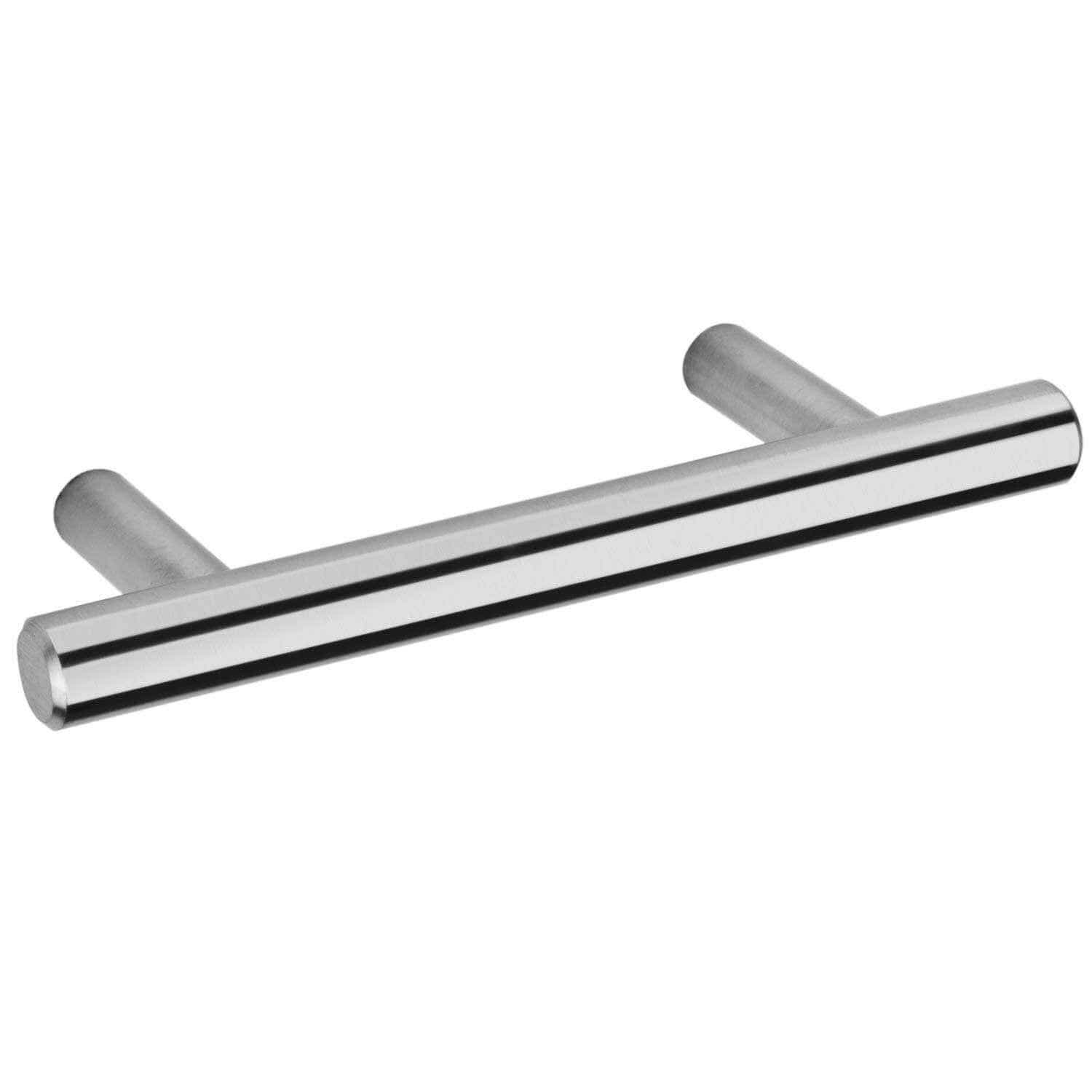Stainless Steel 64mm T Bar Pull Handle Pack of 6 Hiatt Hardware
