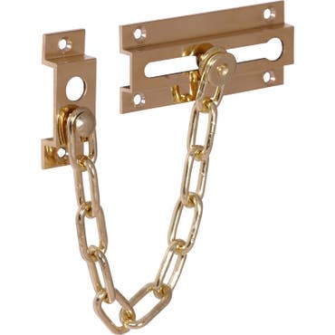 Brass Door Chains Polished Brass