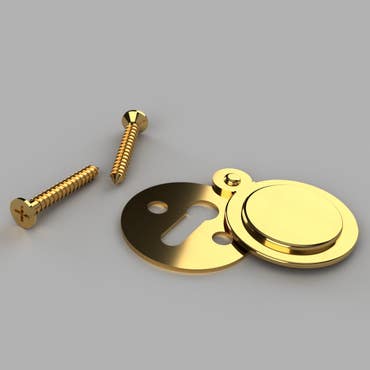 Keyhole Cover Gold
