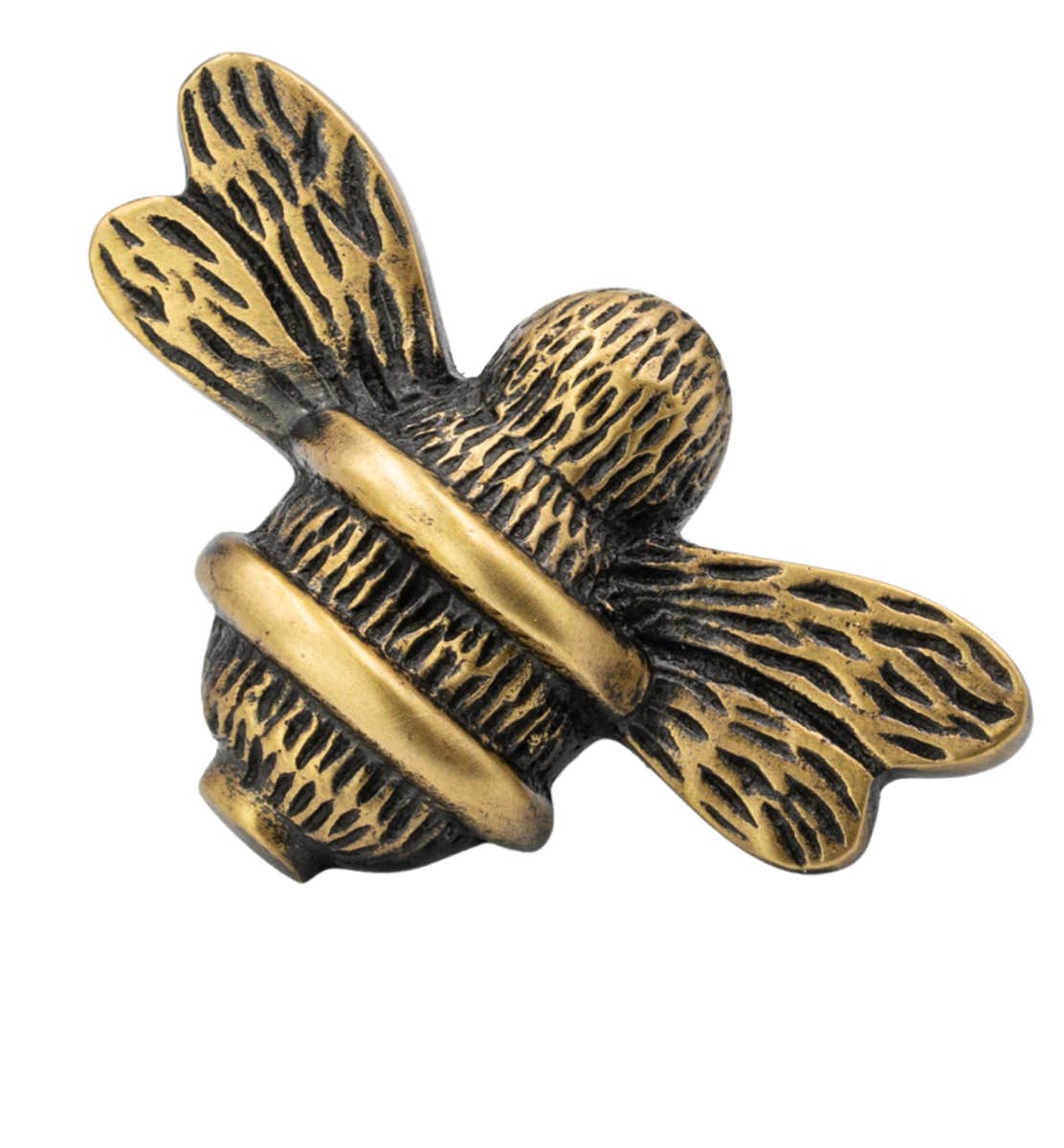 Brass Bumble Bee Cabinet Knob - Antique Brass - 63 x 45mm - Hardware Solutions