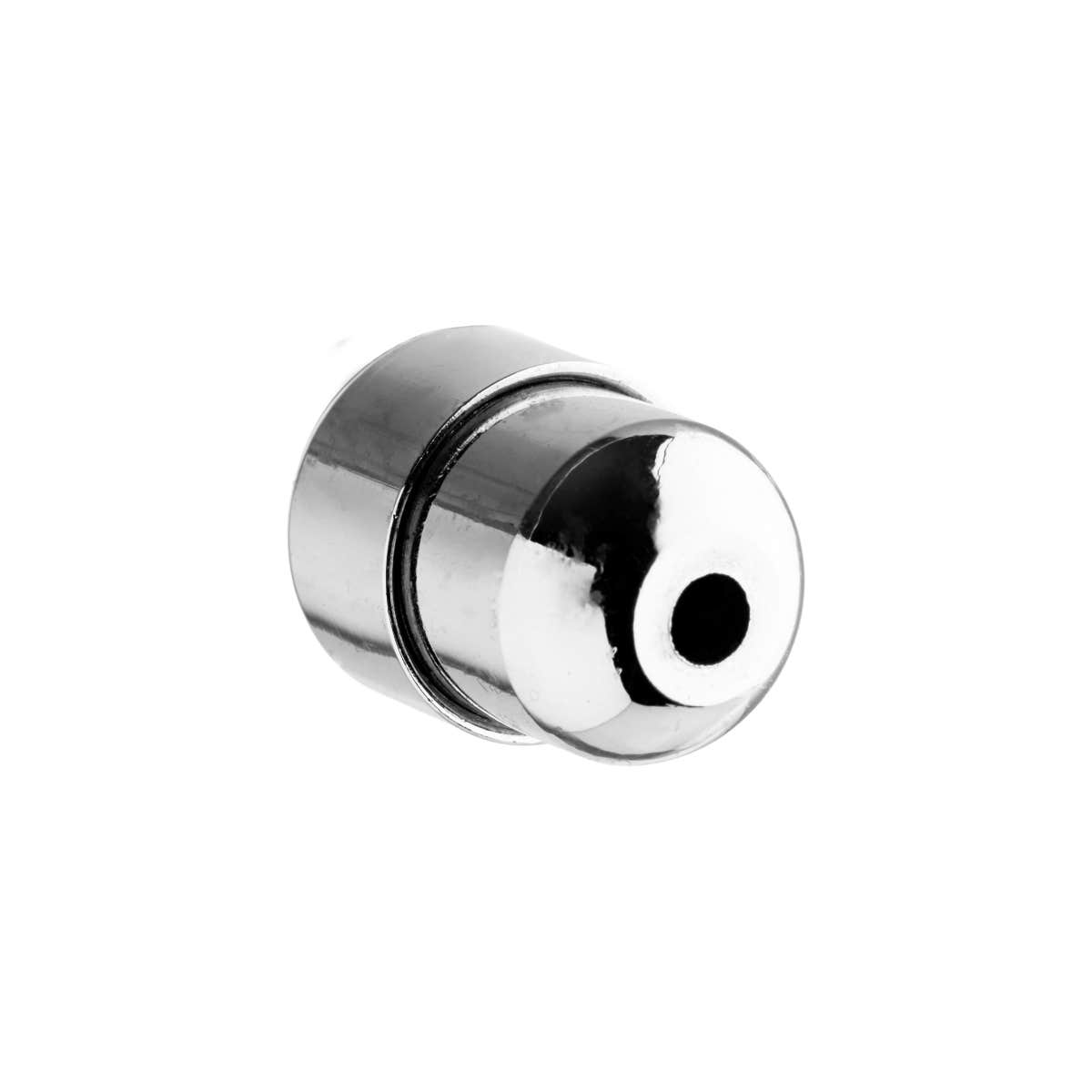 Metal Small Cord Weight Polished Chrome 