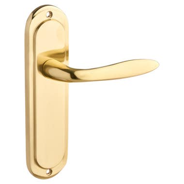 Mocho Lever Latch Gold Door Handle - Brass