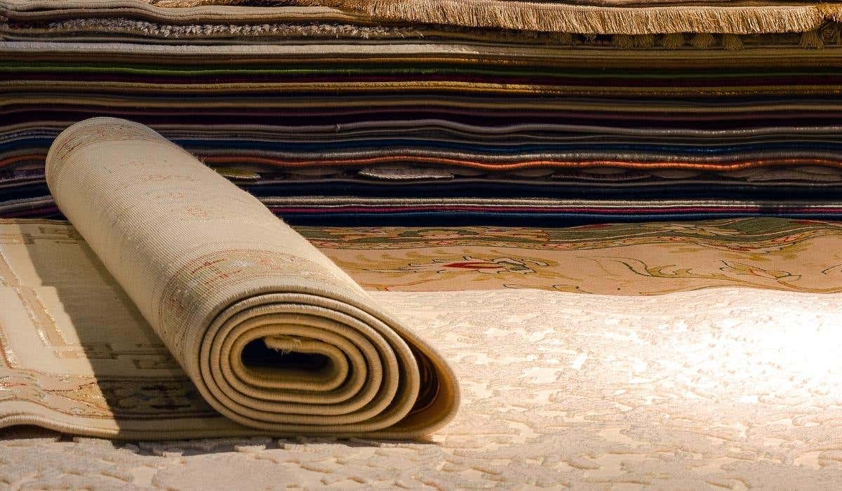 Carpets on a floor
