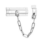 Steel Door Security Chain  - 100mm - Chrome Plated - Security Solutions