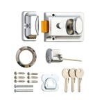 Traditional Night Latch - Standard - Polished Chrome - Security Solutions