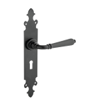 Elpis Gothic Lever Lock Door Handle - Matte Black - Internal - Pair - Designer Levers