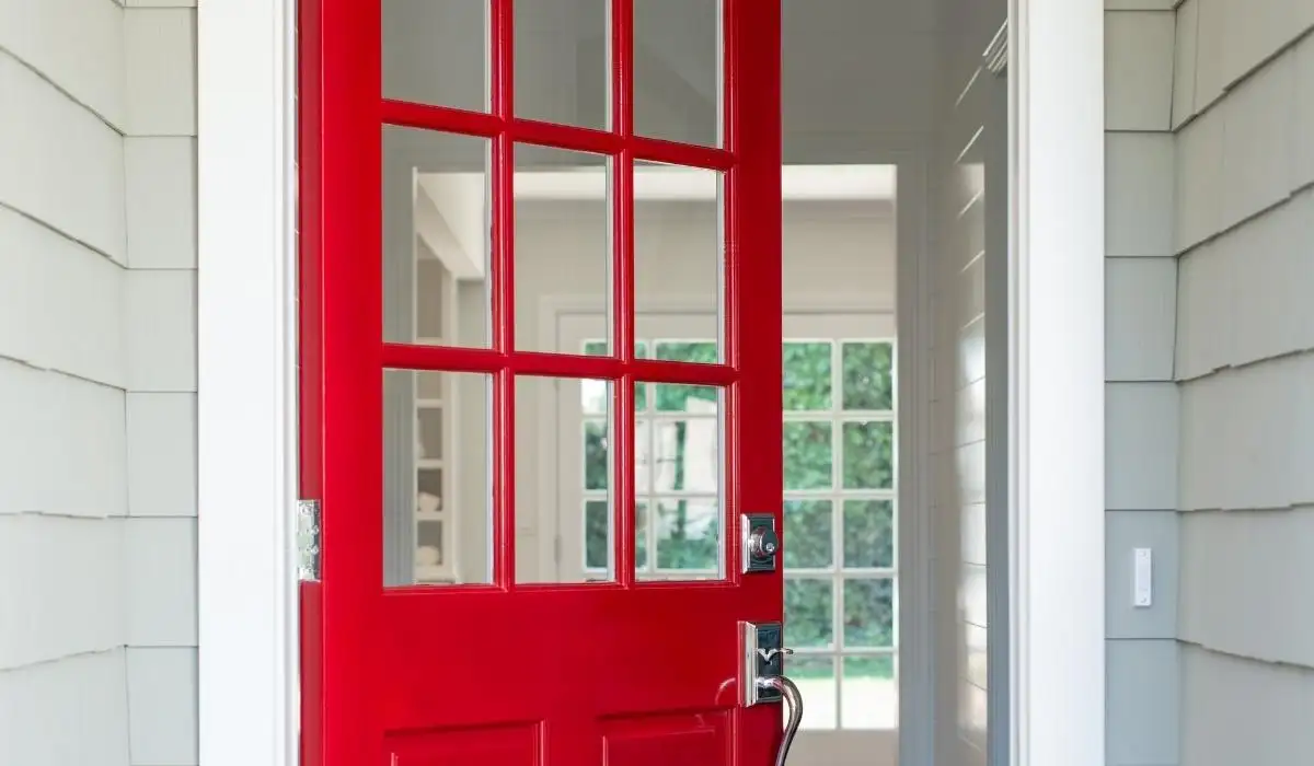 glass front door